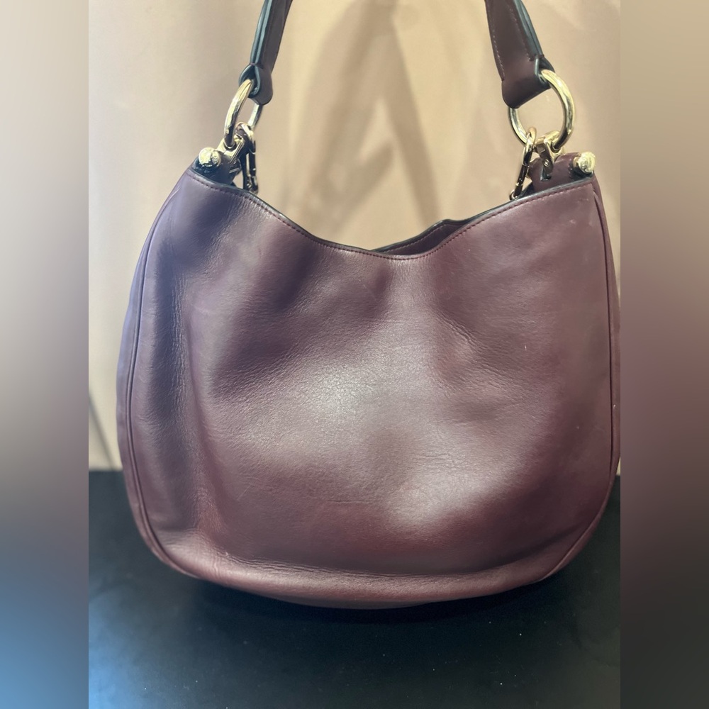 COACH Glovetanned Oxblood Leather Hobo Ladies Handbag 36026LIOXB - Picture 8 of 11